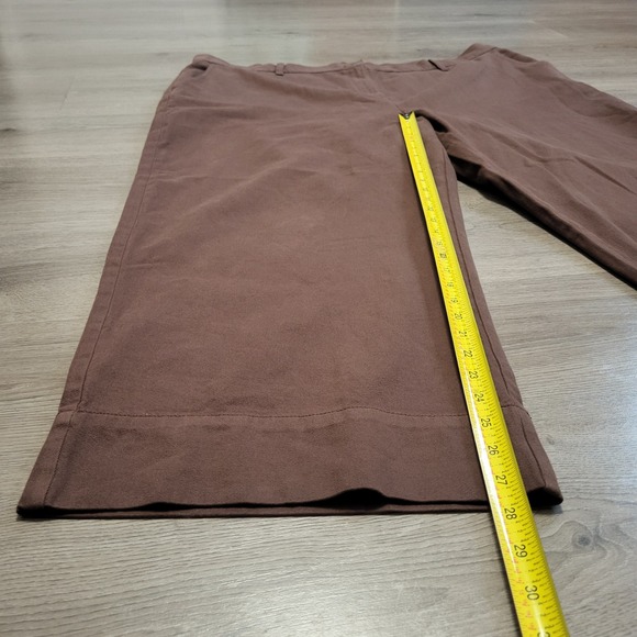 Eileen Fisher Chocolate Wide Leg Pants - Picture 7 of 8